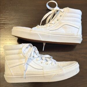 Vans Classic White High-Top Sneakers